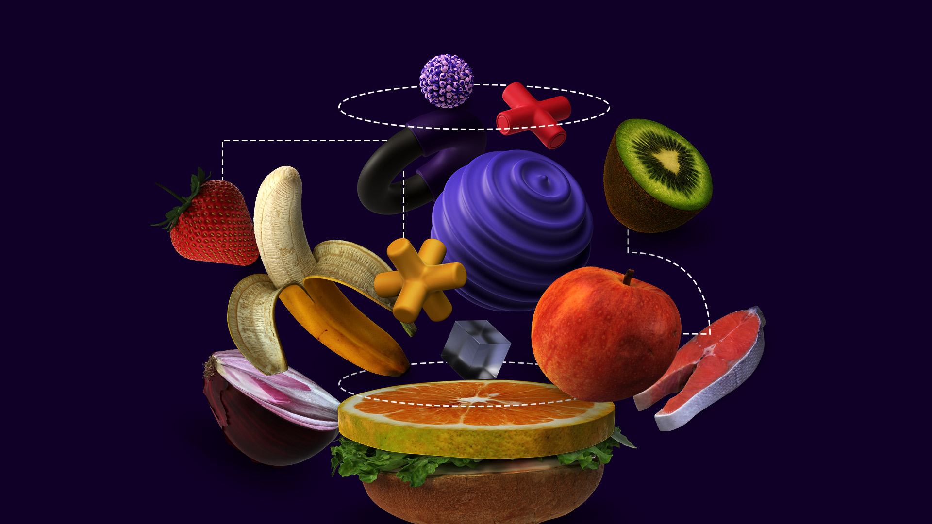 Floating food 