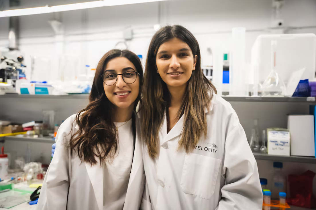 Alt Tex founders, Myra Arshad, left, and Avneet Ghotra. Credit: Elana Emer 