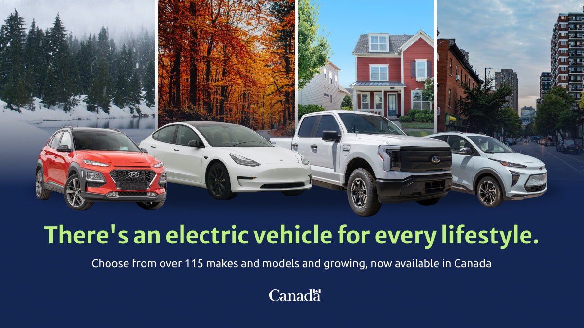 4 different types of electric cars, from sedans to pickup trucks. There's an electric car vehicle for every lifestyle.